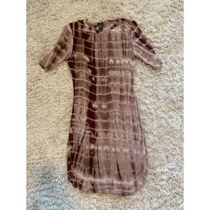 Tie dye mini dress, size small